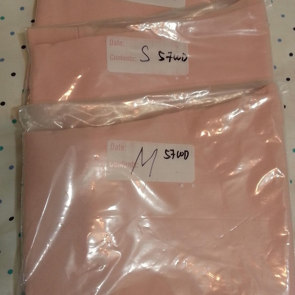 57WD SOFT SKINNY STRETCH KNIT LIGHT PINK PANTS - Picture 6 of 8